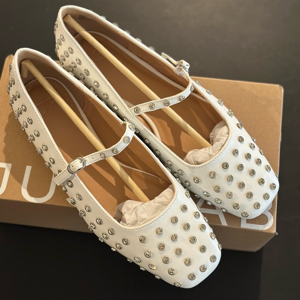 Rhinestone Ballet Flats